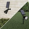 Pure Garden Outdoor LED Solar Lights - 7 Bulb Spotlights-Auto On/Off, Cool White, 2PK 50-LG1061